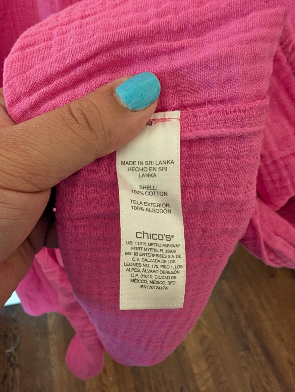 Chico's Cotton Gauze Tiered Midi Dress Short Sleeve Women's L/2 12-14 Pink - Picture 3 of 5